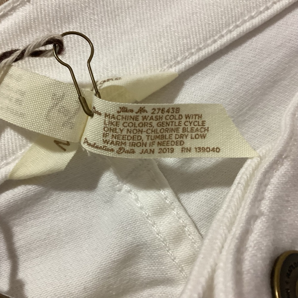 Matilda Jane Sweet Caroline White Jeans Size 8 NWT - Picture 8 of 9